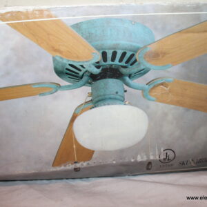 52" Slimline Flushmount Ceiling Fan with Light