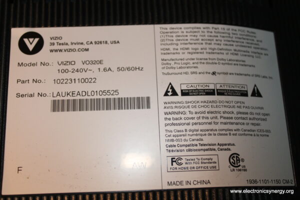 Vizio VO32OE 32" HD TV - Image 4