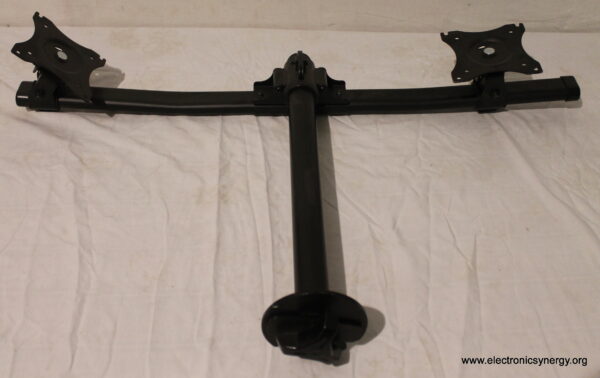 Bolt-On Side-by-Side Dual Monitor Mount – Adjustable with Tilt & Rotate - Image 2