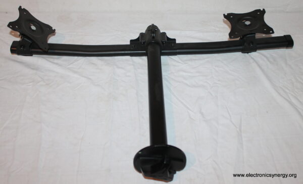 Bolt-On Side-by-Side Dual Monitor Mount – Adjustable with Tilt & Rotate