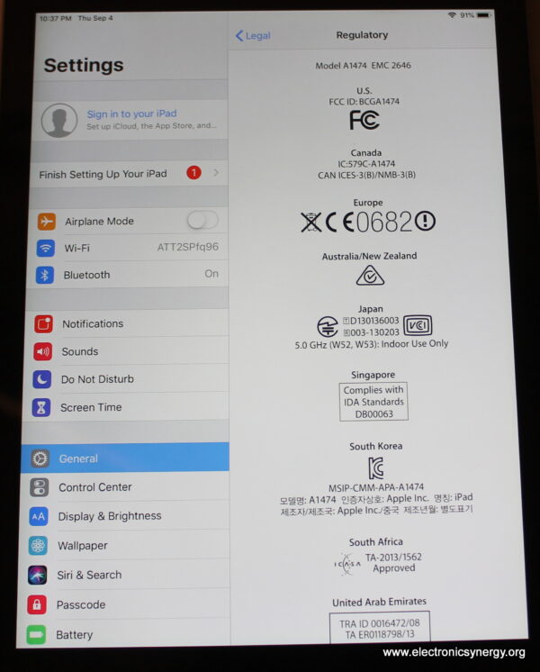 Apple iPad Air 1st Gen (A1474) – 16GB, Gray, Unlocked - Image 4