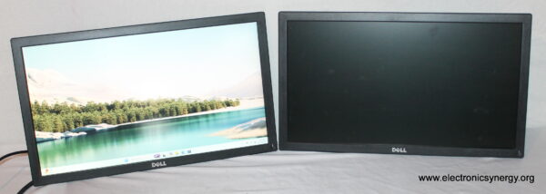 Pair of Dell E2016H 20" Monitors – VGA Display