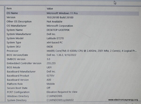 Dell Latitude E7270 Laptop – Intel i5, 4GB RAM, 128GB SSD - Image 7