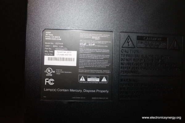 Vizio E370VA 37" LCD HDTV - Image 4