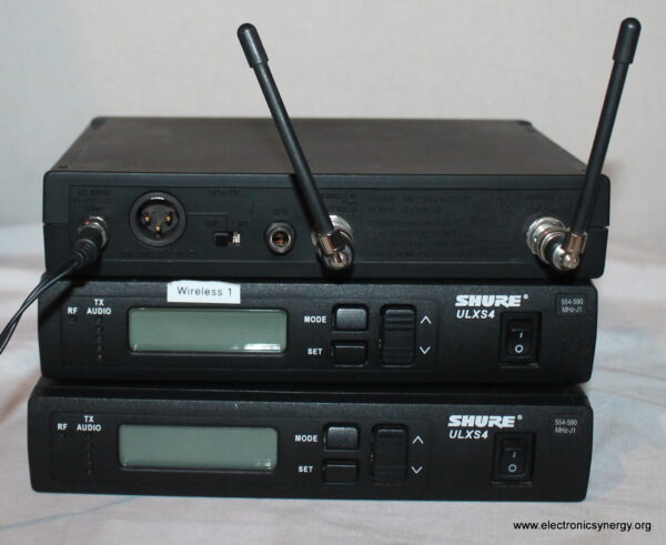 Shure ULXS4 Wireless Microphone Receiver System – 3 Receivers + Mic & Charger - Image 5