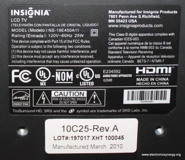 Insignia NS-E45011 19" LCD TV - Image 3