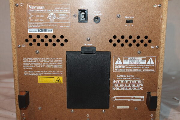 Venturer K2020 CDG/CD Karaoke Player - Image 8
