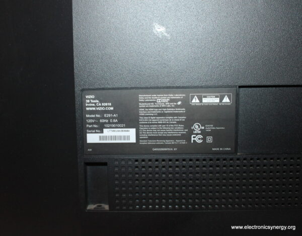 Vizio E291-A1 29" LED TV – HDMI Ready - Image 4