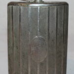 Antique German Stainless Steel Whiskey Flask