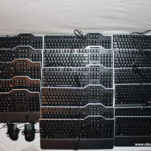 Lot of 17 Dell Wired Keyboards w/ Smart Card Reader (034 C/A)