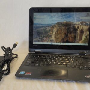 Lenovo ThinkPad Yoga 11e 5th Gen Convertible Laptop – Pentium Silver N5000, 8GB RAM, 256GB NVMe SSD, Windows 11 Pro