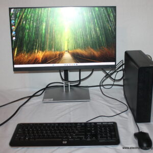 HP EliteDesk 705 G4 SFF Desktop PC – AMD PRO A8-9600 R7, 16GB DDR4, 256GB SSD, DVD-RW, Windows 11 Pro