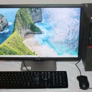 Lenovo ThinkCentre M710s Intel i5-6500 8GB RAM 240GB SSD Windows 11 Pro /w Monitor Keyboard & Mouse HR042401-4