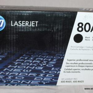 HP 80A Black Toner Cartridges (CF280A) – Genuine OEM – New Old Stock (x2)