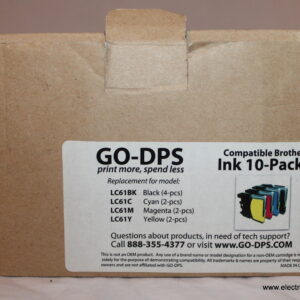 Compatible Ink Cartridges Replacement for Brother LC-61 BK C M Y NEW