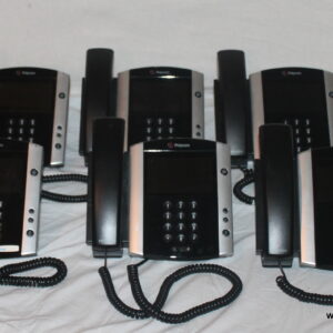 Polycom VVX 601 PoE IP Phones (Lot of 6)