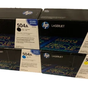 HP 504A CE250A CE251A CE252A CE253A Toner Set For LaserJet CM3525,CM3530 OEM NEW (Copy)